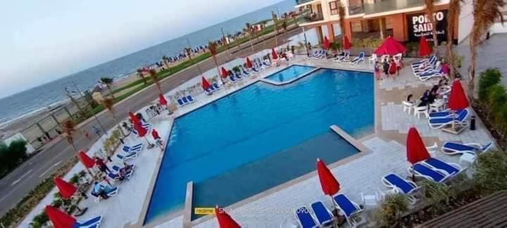 شاليه فندقي أرضي بحديقه خاصه في منتجع بورتوسعيد 'Ezbet Shalabi el-Rudi Exterior photo