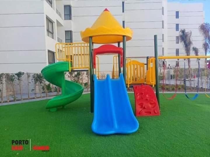 شاليه فندقي أرضي بحديقه خاصه في منتجع بورتوسعيد 'Ezbet Shalabi el-Rudi Exterior photo